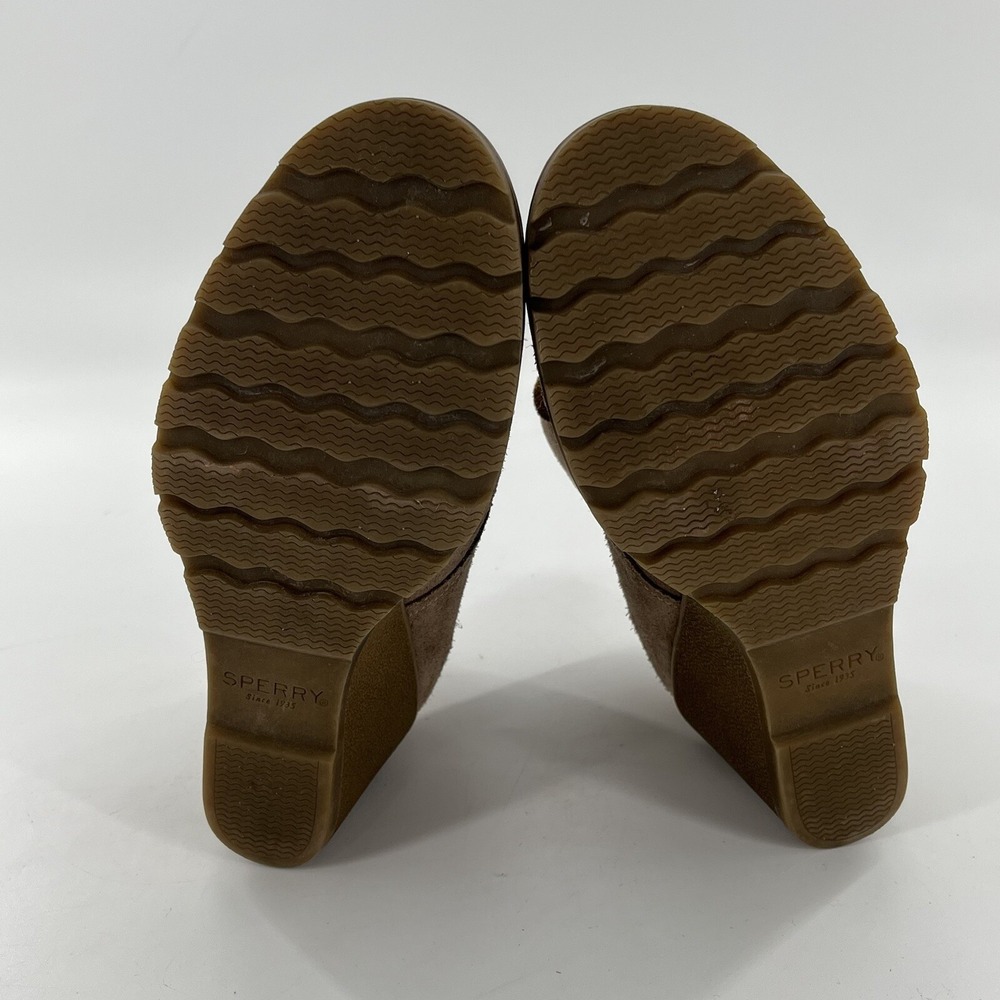 Sperry Top Sider Harlow Wedge Ankle Bootie Womens 8 M Suede Leather Stella Prow - Picture 15 of 16